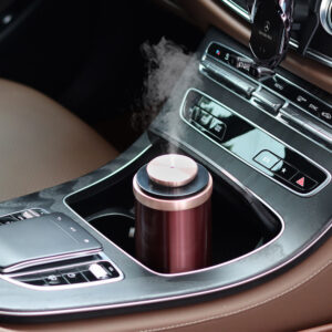 Difusor de aroma para coche profesional Voyage Signature en el portavasos